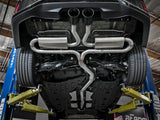 Takeda 3 Inch 304 Stainless Steel Cat-Back Exhaust System w/ Black Tips Honda Civic Si Sedan 17-20 L4-1.5L (t) aFe Power