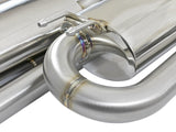 Takeda 3 Inch 304 Stainless Steel Cat-Back Exhaust System w/ Blue Flame Tips Honda Civic Si Sedan 17-20 L4-1.5L (t) aFe Power