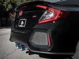 Takeda 3 Inch 304 Stainless Steel Cat-Back Exhaust System w/ Blue Flame Tips Honda Civic Si Sedan 17-20 L4-1.5L (t) aFe Power