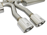 Takeda 3 Inch 304 Stainless Steel Cat-Back Exhaust System w/ Polished Tips Honda Civic Si Sedan 17-20 L4-1.5L (t) aFe Power