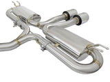 Takeda 3 Inch 304 Stainless Steel Cat-Back Exhaust System w/ Polished Tips Honda Civic Si Sedan 17-20 L4-1.5L (t) aFe Power