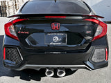 Takeda 3 Inch 304 Stainless Steel Cat-Back Exhaust System w/ Polished Tips Honda Civic Si Sedan 17-20 L4-1.5L (t) aFe Power