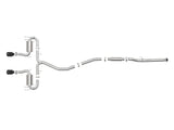 Takeda 3 Inch 304 Stainless Steel Cat-Back Exhaust System w/ Black Tips Honda Civic Sport 17-21 L4-1.5L (t) aFe Power