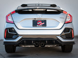 Takeda 3 Inch 304 Stainless Steel Cat-Back Exhaust System w/ Black Tips Honda Civic Sport 17-21 L4-1.5L (t) aFe Power