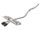 Takeda 3 Inch 304 Stainless Steel Cat-Back Exhaust System w/ Carbon Fiber Tips Honda Civic Sport 17-21 L4-1.5L (t) aFe Power