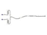 Takeda 3 Inch 304 Stainless Steel Cat-Back Exhaust System w/ Blue Flame Tips Honda Civic Sport 17-21 L4-1.5L (t) aFe Power