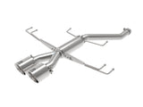 Takeda 2-1/2 Inch 304 Stainless Steel Axle-Back Exhaust System w/ Polished Tips Honda Civic Type R 17-21 L4-2.0L (t) aFe Power