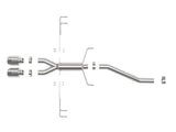 Takeda 2-1/2 Inch 304 Stainless Steel Axle-Back Exhaust System w/ Polished Tips Honda Civic Type R 17-21 L4-2.0L (t) aFe Power