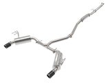 Takeda 2-1/2 Inch to 2-1/4 Inch 304 Stainless Steel Cat-Back Exhaust System Carbon Honda Civic Sedan 22-24 L4-1.5L (t) aFe Power