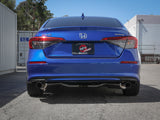 Takeda 2-1/2 Inch to 2-1/4 Inch 304 Stainless Steel Cat-Back Exhaust System Carbon Honda Civic Sedan 22-24 L4-1.5L (t) aFe Power