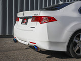Takeda 2-1/2 Inch to 2-1/4 Inch 304 Stainless Steel Cat-Back Exhaust System Blue Acura Tsx 09-14 L4-2.4L aFe Power