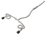 Takeda 2-1/2 Inch to 3 Inch 304 Stainless Steel Cat-Back Exhaust w/ Black Tips Honda Civic Si 22-26 L4-1.5L (t) aFe Power