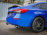 Takeda 2-1/2 Inch to 3 Inch 304 Stainless Steel Cat-Back Exhaust w/ Blue Flame Tip Honda Civic Si 22-26 L4-1.5L (t) aFe Power