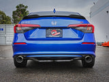 Takeda 2-1/2 Inch to 3 Inch 304 Stainless Steel Cat-Back Exhaust w/ Polished Tips Honda Civic Si 22-26 L4-1.5L (t) aFe Power