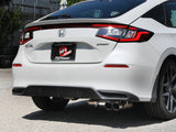 Takeda 2-1/2 Inch to 3 Inch 304 Stainless Steel Cat-Back Exhaust w/ Black Tips Honda Civic Sport Hatchback 22-26 L4-2.0L aFe Power