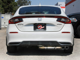 Takeda 2-1/2 Inch to 3 Inch 304 Stainless Steel Cat-Back Exhaust w/ Black Tips Honda Civic Sport Hatchback 22-26 L4-2.0L aFe Power