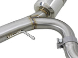 Takeda 3 Inch to 2-1/2 Inch 304 Stainless Steel Cat-Back Exhaust w/ Black Tips Mitsubishi Lancer Evo X 08-15 L4-2.0L (t) aFe Power