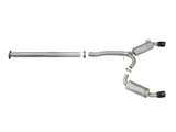 Takeda 3 Inch to 2-1/2 Inch 304 Stainless Steel Cat-Back Exhaust w/ Black Tips Mitsubishi Lancer Evo X 08-15 L4-2.0L (t) aFe Power