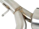 Takeda 3 Inch to 2-1/2 Inch 304 Stainless Steel Cat-Back Exhaust w/ Polished Tips Mitsubishi Lancer Evo X 08-15 L4-2.0L (t) aFe Power