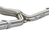 Takeda 3 Inch to 2-1/4 Inch 304 Stainless Steel Cat-Back Exhaust w/ Polished Tip Subaru Wrx/STi 15-21 H4-2.0/2.5L (t) Straight Cut aFe Power