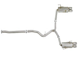 Takeda 3 Inch to 2-1/4 Inch 304 Stainless Steel Cat-Back Exhaust w/ Polished Tip Subaru Wrx/STi 15-21 H4-2.0/2.5L (t) Straight Cut aFe Power