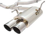 Takeda 3 Inch to 2-1/4 Inch 304 Stainless Steel Cat-Back Exhaust w/ Polished Tip Subaru Wrx/STi 15-21 H4-2.0/2.5L (t) Straight Cut aFe Power