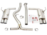 Takeda 3 Inch to 2-1/4 Inch 304 Stainless Steel Cat-Back Exhaust w/ Polished Tip Subaru Wrx/STi 15-21 H4-2.0/2.5L (t) Straight Cut aFe Power