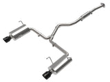 Takeda 2-1/2 Inch to 2-1/4 Inch 304 Stainless Steel Cat-Back Exhaust w/ Black Tip Subaru Forester Xt 14-18 H4-2.5L (t) aFe Power