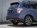 Takeda 2-1/2 Inch to 2-1/4 Inch 304 Stainless Steel Cat-Back Exhaust w/ Black Tip Subaru Forester Xt 14-18 H4-2.5L (t) aFe Power