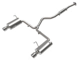 Takeda 2-1/2 Inch to 2-1/4 Inch 304 Stainless Steel Cat-Back Exhaust w/ Polished Tip Subaru Forester Xt 14-18 H4-2.5L (t) aFe Power