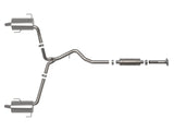 Takeda 2-1/2 Inch to 2-1/4 Inch 304 Stainless Steel Cat-Back Exhaust System Subaru Outback 20-26 H4-2.4L (t) aFe Power
