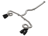 Takeda 3 Inch to 2-1/2 Inch 304 Stainless Steel Cat-Back Exhaust System w/ Black Tip Subaru Wrx 22-26 H4-2.4L (t) aFe Power