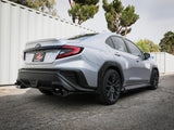Takeda 3 Inch to 2-1/2 Inch 304 Stainless Steel Cat-Back Exhaust System w/ Black Tip Subaru Wrx 22-26 H4-2.4L (t) aFe Power