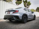 Takeda 3 Inch to 2-1/2 Inch 304 Stainless Steel Cat-Back Exhaust System w/Polish Tip Subaru Wrx 22-26 H4-2.4L (t) aFe Power