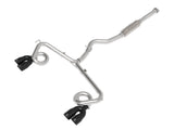 Takeda 3 Inch to 2-1/4 Inch 304 Stainless Steel Cat-Back Exhaust w/ Black Tip Subaru Wrx/STi 15-21 H4-2.0/2.5L (t) Black Powdercoated aFe Power