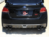 Takeda 3 Inch to 2-1/4 Inch 304 Stainless Steel Cat-Back Exhaust w/ Black Tip Subaru Wrx/STi 15-21 H4-2.0/2.5L (t) Black Powdercoated aFe Power