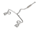 Takeda 3 Inch to 2-1/4 Inch 304 Stainless Steel Cat-Back Exhaust w/ Polished Tip Subaru Wrx/STi 15-21 H4-2.0/2.5L (t) Slant Cut aFe Power