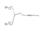 Takeda 3 Inch to 2-1/4 Inch 304 Stainless Steel Cat-Back Exhaust w/ Polished Tip Subaru Wrx/STi 15-21 H4-2.0/2.5L (t) Slant Cut aFe Power