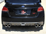 Takeda 3 Inch to 2-1/4 Inch 304 Stainless Steel Cat-Back Exhaust w/ Polished Tip Subaru Wrx/STi 15-21 H4-2.0/2.5L (t) Slant Cut aFe Power