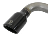 Takeda 3 Inch to 2-1/2 Inch 304 Stainless Steel Axle-Back Exhaust w/ Black Tip Hyundai Elantra GT 18-20 L4-1.6L (t) aFe Power