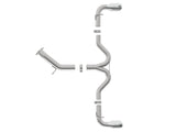 Takeda 3 Inch to 2-1/2 Inch 304 Stainless Steel Axle-Back Exhaust w/ Polished Tip Hyundai Elantra GT 18-20 L4-1.6L (t) aFe Power