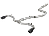 Takeda 3 Inch to 2-1/2 Inch 304 Stainless Steel Cat-Back Exhaust System w/ Black Tip Hyundai Elantra GT 18-20 L4-1.6L (t) aFe Power