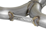 Takeda 3 Inch to 2-1/2 Inch 304 Stainless Steel Cat-Back Exhaust w/ Blue Flame Tip Hyundai Elantra GT 18-20 L4-1.6L (t) aFe Power