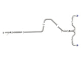 Takeda 3 Inch to 2-1/2 Inch 304 Stainless Steel Cat-Back Exhaust w/ Blue Flame Tip Hyundai Elantra GT 18-20 L4-1.6L (t) aFe Power