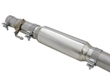 Takeda 3 Inch to 2-1/2 Inch 304 Stainless Steel Cat-Back Exhaust w/ Polished Tip Hyundai Elantra GT 18-20 L4-1.6L (t) aFe Power