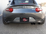 Takeda 2-1/2 Inch 304 Stainless Steel Axle-Back Exhaust System w/ Black Tip Mazda Mx-5 Miata (Nd) 16-26 L4-2.0L aFe Power
