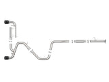 Takeda 3 Inch 304 Stainless Steel Cat-Back Exhaust System w/ Black Tips Hyundai Veloster N 19-20 L4-2.0L (t) aFe Power