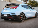 Takeda 3 Inch 304 Stainless Steel Cat-Back Exhaust System w/ Black Tips Hyundai Veloster N 19-20 L4-2.0L (t) aFe Power