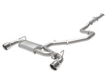 Takeda 3 Inch 304 Stainless Steel Cat-Back Exhaust System w/ Polished Tips Hyundai Veloster N 19-20 L4-2.0L (t) aFe Power