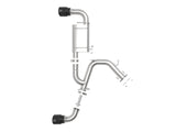 Takeda-St 3 Inch 304 Stainless Steel Axle-Back Exhaust System w/ Black Tips Hyundai Veloster N 19-20 L4-2.0L (t) aFe Power